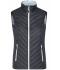 Ladies Ladies' Lightweight Vest Black/silver 8269