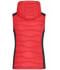 Damen Ladies' Hybrid Vest Red/black 11468