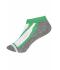Unisex Sneaker Socks Green 7354