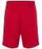 Unisex Basic Team Shorts Red/white 7456