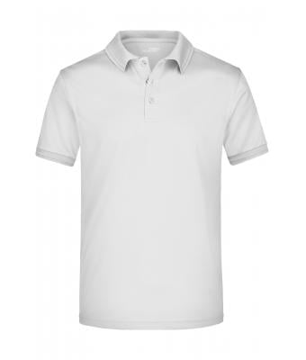 Homme Polo micro polyester homme Blanc 8031