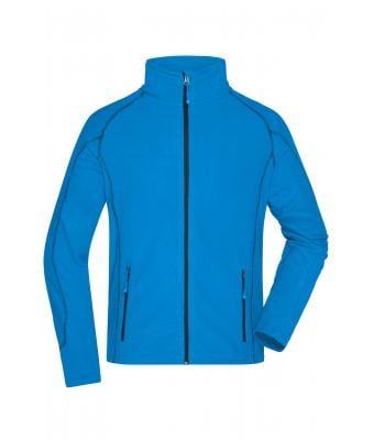 Men Men's Structure Fleece Jacket Aqua/navy 8052