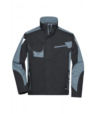 Unisex Workwear Jacket - STRONG - Black/carbon 8066