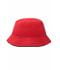 Kids Fisherman Piping Hat for Kids Red/black 7580
