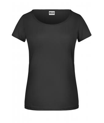 Femme T-shirt femme bio Noir 8373