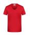 Homme T-shirt homme bio avec poche Rouge 8376