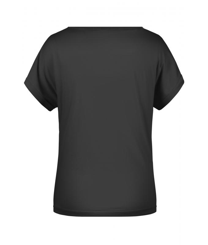 Femme T-shirt femme bio décontracté OCS Standard Noir 8377