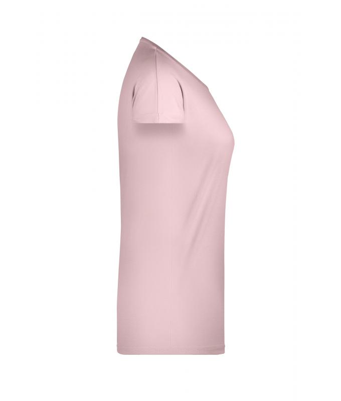 Femme T-shirt femme bio décontracté OCS Standard Rose-pastel 8377