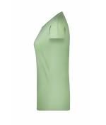 Femme T-shirt femme bio décontracté OCS Standard Vert-pastel 8377