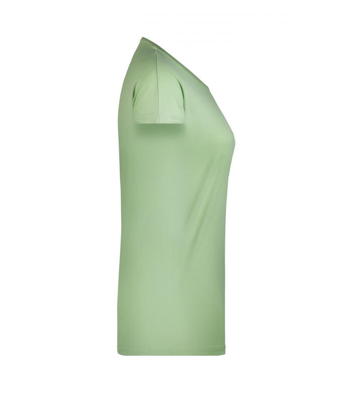 Femme T-shirt femme bio décontracté OCS Standard Vert-pastel 8377