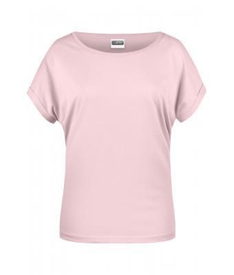 Femme T-shirt femme bio décontracté Rose-pastel 8377