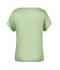 Femme T-shirt femme bio décontracté Vert-pastel 8377