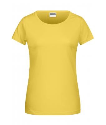 Damen Ladies' Basic-T Yellow 8378