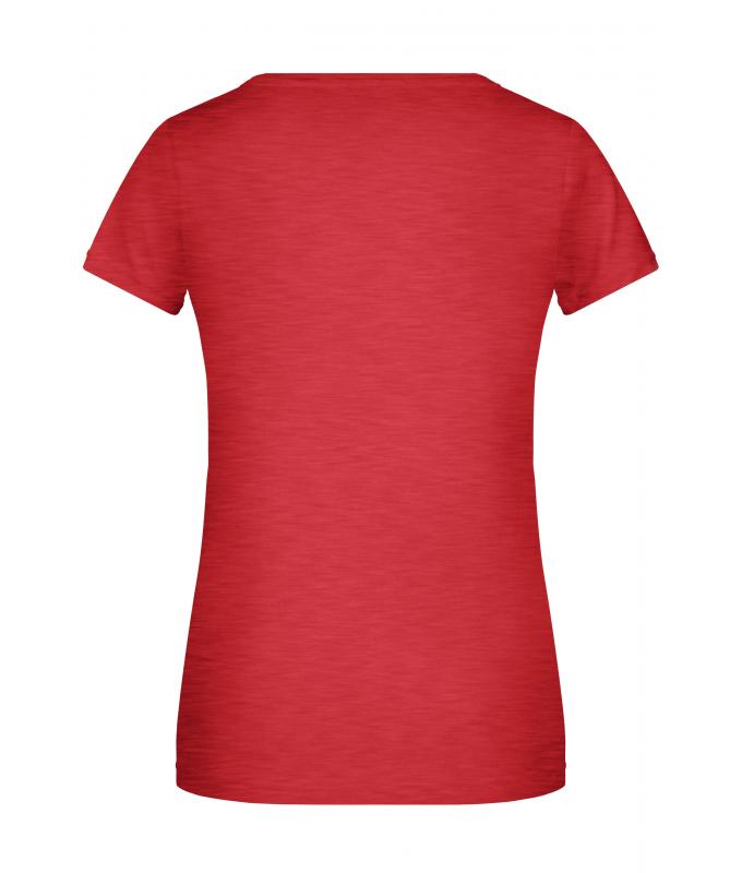 Ladies Ladies' Basic-T OCS Standard Carmine-red-melange 8378