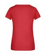 Dames Ladies' Basic-T OCS Standard Karmijnrood-melange 8378