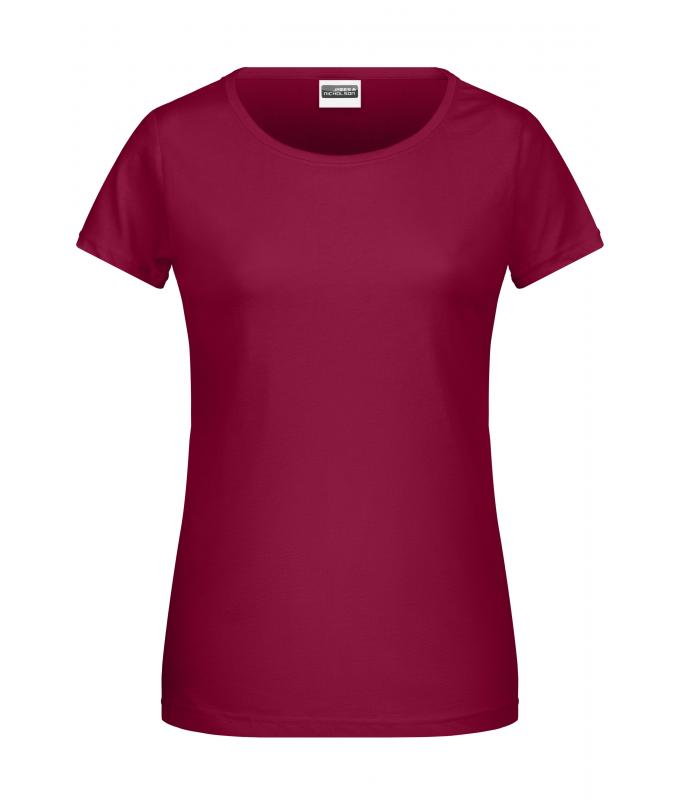 Damen Ladies' Basic-T OCS Standard Wine 8378