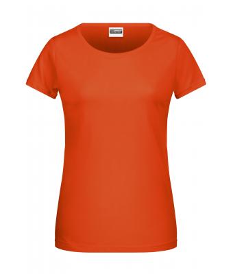 Damen Ladies' Basic-T Dark-orange 8378