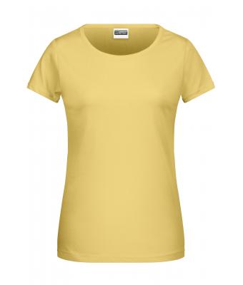 Ladies Ladies' Basic-T Light-yellow 8378