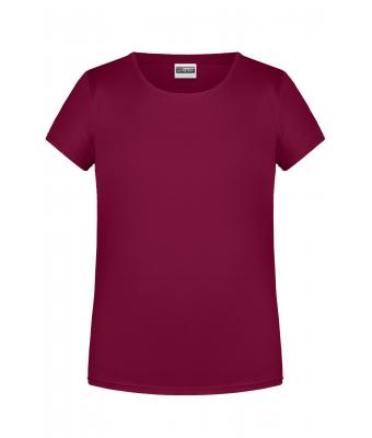 Kinderen Girls' Basic-T   OCS Standard Wijnrood 8475