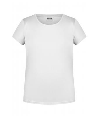 Enfant T-shirt enfant fille bio décontracté   OCS Standard Blanc 8475