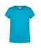 Enfant T-shirt enfant fille bio décontracté   OCS Standard Turquoise 8475
