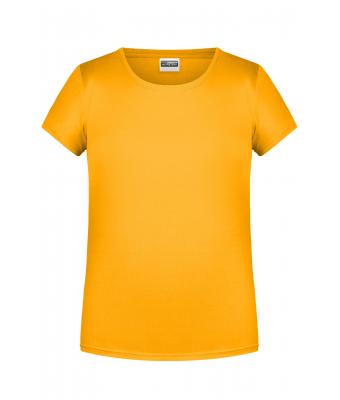 Enfant T-shirt enfant fille bio décontracté   OCS Standard Jaune-d'or 8475