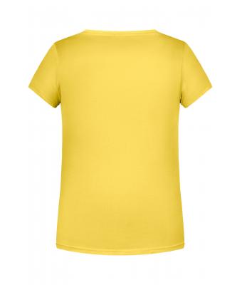 Enfant T-shirt enfant fille bio décontracté   OCS Standard Jaune 8475