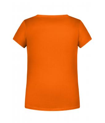 Enfant T-shirt enfant fille bio décontracté   OCS Standard Orange 8475