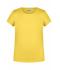 Enfant T-shirt enfant fille bio décontracté   OCS Standard Jaune 8475