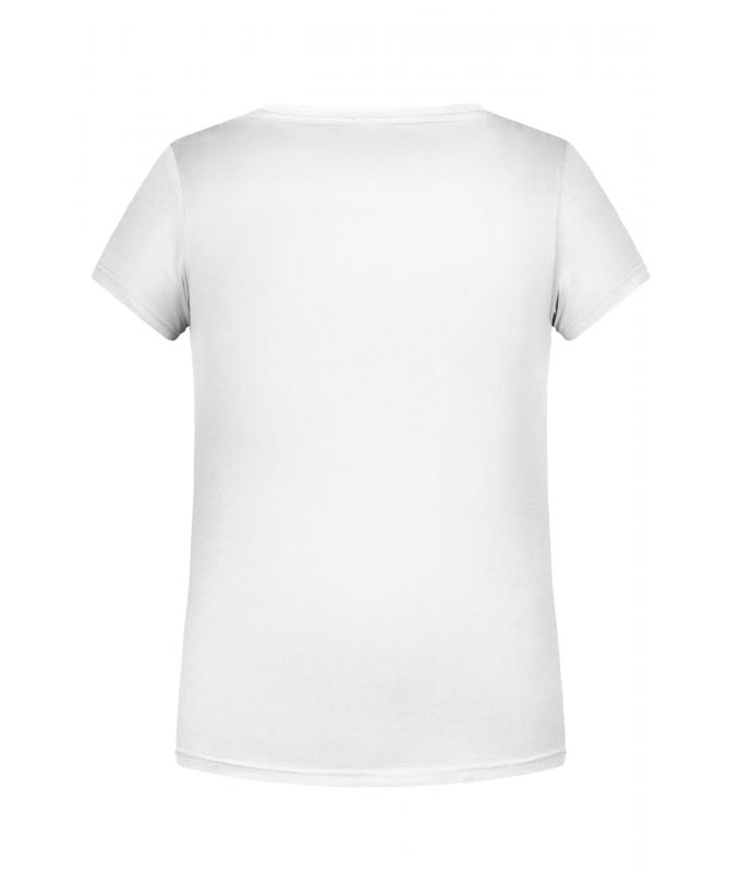 Enfant T-shirt enfant fille bio décontracté OCS Standard Blanc 8475