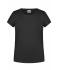 Enfant T-shirt enfant fille bio décontracté Noir 8475