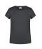 Enfant T-shirt enfant fille bio décontracté Graphite 8475