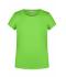 Enfant T-shirt enfant fille bio décontracté Vert-citron 8475