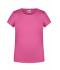 Enfant T-shirt enfant fille bio décontracté Rose-vif 8475