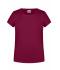 Enfant T-shirt enfant fille bio décontracté Vin 8475