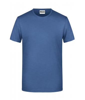 Homme Basic-T pour hommes Denim-clair-mélange 8474