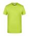 Homme Basic-T pour hommes Jaune-acide 8474