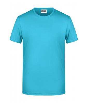 Herren Men's Basic-T Turquoise 8474