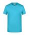 Herren Men's Basic-T Turquoise 8474