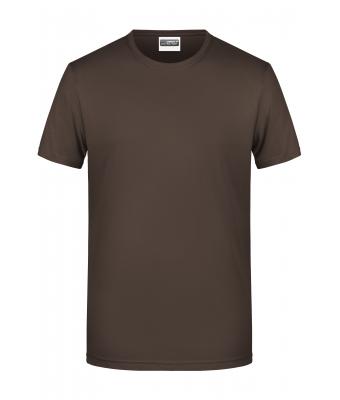 Herren Men's Basic-T Brown 8474