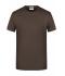 Herren Men's Basic-T Brown 8474