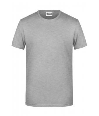 Herren Men's Basic-T Grey-heather 8474