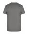 Herren Men's Basic-T Mid-grey 8474