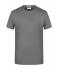 Herren Men's Basic-T Mid-grey 8474