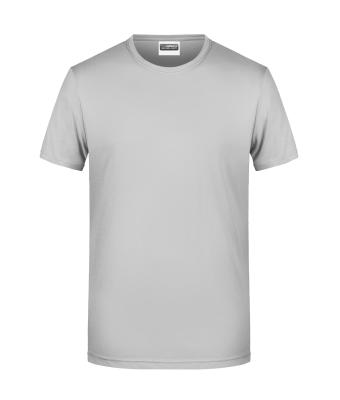 Herren Men's Basic-T Soft-grey 8474