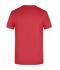 Herren Men's Basic-T Carmine-red-melange 8474