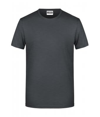 Herren Men's Basic-T Black-heather 8474