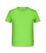 Enfant T-shirt enfant garçon bio décontracté   OCS Standard Vert-citron 8477