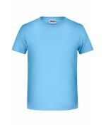 Enfant T-shirt enfant garçon bio décontracté   OCS Standard Bleu-ciel 8477