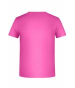 Enfant T-shirt enfant garçon bio décontracté   OCS Standard Rose-vif 8477